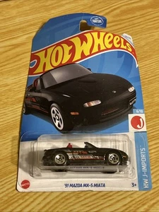 Hot Wheels 1991 Mazda MX-5 Miata 120/250 Black - Picture 1 of 2