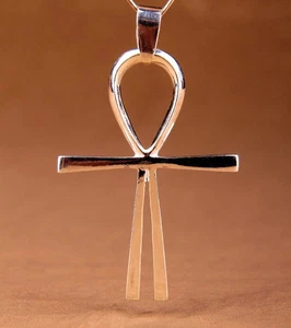 Kreuz des Atlantis 4,5 cm aus 925 Silber | Amulett Energetischer Schutz-Anhänger - Bild 1 von 2
