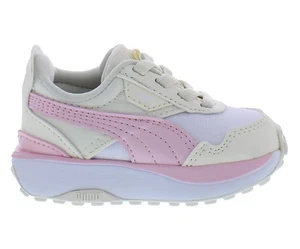 Puma Cruise Rider Silky Ac Infant/Toddler Shoes Size 9, Color: Cream/Pink - Picture 1 of 4