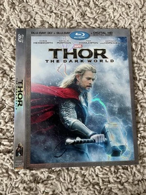 Thor : The Dark World Blu-ray 3D SLIPCOVER ONLY NO MOVIE INCLUDED Marvel Action✅ - Imagem 1 de 2
