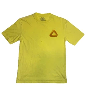Palace gelb Brezel Logo Tri Ferg T-Shirt Größe Small - Bild 1 von 8