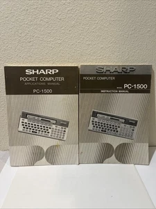 Application / Instruction Manual for SHARP Pocket Computer PC-1500 Calculator - Picture 1 of 7