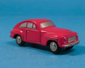SCHUCO PICCOLO 718 VOLVO PV 544 - VINTAGE METAL MODEL-MADE IN GERMANY 1958 - RED - Picture 1 of 7