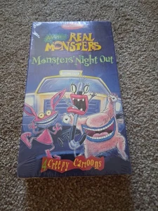 AAAHH Real Monsters - Monsters Night Out (VHS, 1997) Sealed Nickelodeon - Foto 1 di 4