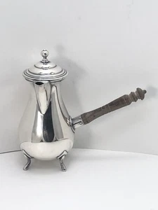 Prata Lei 833 Plata Portuguesa Chocolate O Cafetera Mango Madera 320g - Imagen 1 de 12