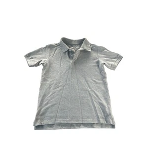 Wonder Nation Boys Gray Short Sleeve Collared Polo Shirt Youth Size Small 6-7 - Picture 1 of 6