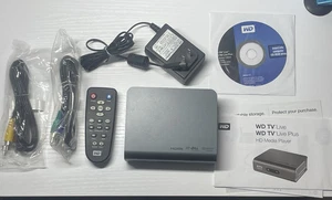 Western Digital WD TV Live Plus HD Media Player Streamer HDMI 1080P Pre-Owned - Picture 1 of 17