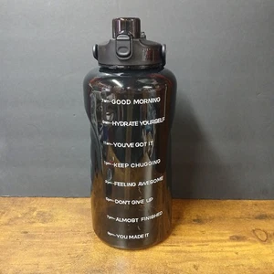 Große Kapazität Motovational Wasserflasche, Schluck oder Chug, 128oz/3800ml, 5,5x13,5" - Bild 1 von 7