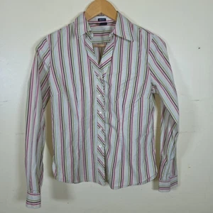 Gap Stretch Damen Button Down Hemd Vintage Style gestreift Größe M - Bild 1 von 6