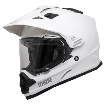 MSR® Xpedition ADV Dirt Bike Motocross Helmet w/MIPS X-Large Gloss White Foto 1 de 4