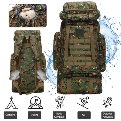 Tactical Rucksack Wasserdicht Wanderrucksack Backpack Trekking Outdoor-Rucksack - Bild 1 von 4