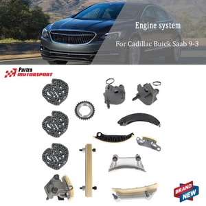 Fit For Cadillac Buick 3.6L 2006 - 11 Saab 9-3 2.8L V6 DOHC Timing Chain Kit - Picture 1 of 9