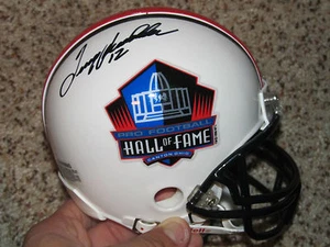Terry Bradshaw signierter Hall of Fame Mini Helm mit Nachweis - Bild 1 von 3