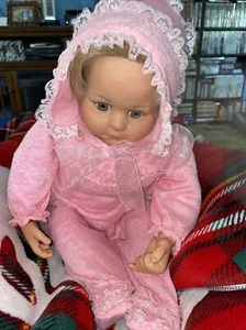 Gotz Baby Puppe blond 21"" Original Kleidung blonder Kopf markiert 451-20 - Bild 1 von 10