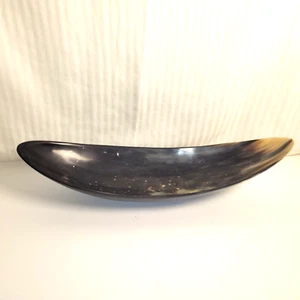 Cow Horn Bowl Tray Serving Platter - Picture 1 of 4