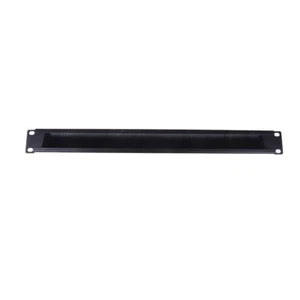 1U 19'' rack mount it network cabinet brush panel bar slot for cable manageme GF - Picture 1 of 6