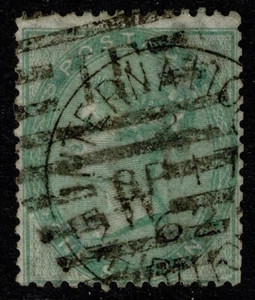 1862 1/- Green INTERNATIONAL EXHIBITION IEW CDS and Barred Cancel Rare SG 72 - Picture 1 of 1