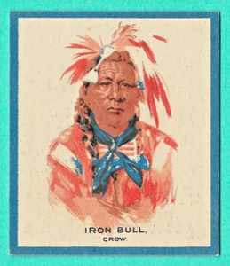 1933 V416 - TEEPEE GUM - CANADA - #19 IRON BULL - HTF - EXCELLENT  - NO CREASES! - Picture 1 of 2