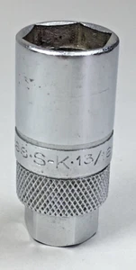 S-K Hand Tools 4426S 13/16" Knurled Spark Plug Socket 3/8" Drive U.S.A. Tool SK - Picture 1 of 12