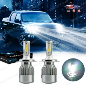 2pc Xenon White LED Headlight Bulbs High Low beam for 2006-2014 Honda Ridgeline - Picture 1 of 11