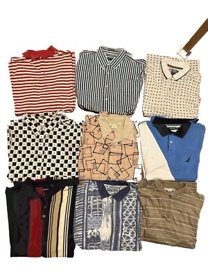 Vintage Short Sleeve Button Up / Polo Shirt Lot. Chaps, Callaway, Bugle Boy - Image 1 of 4