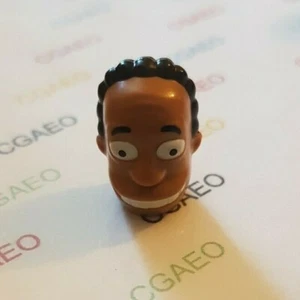 1 X Lego 20828pb01 Minifigure, Head, Modified Simpsons Dr. Hibbert with Black Ha - Imagen 1 de 1