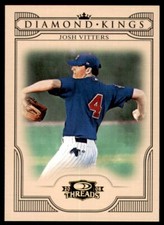 2008 Donruss Threads Diamond Kings #DK-6 Josh Vitters Chicago Cubs
