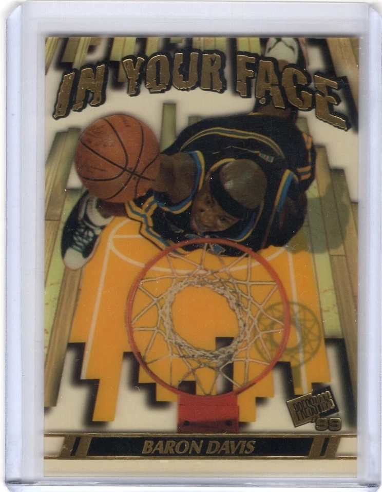 BARON DAVIS 1999 Press Pass - IN YOUR FACE #2 - HORNETS - Image 1 of 1