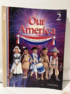 Abeka Our America History Geography Reader 1996 Grade 2 Third Edition *Flaws - Picture 1 of 7