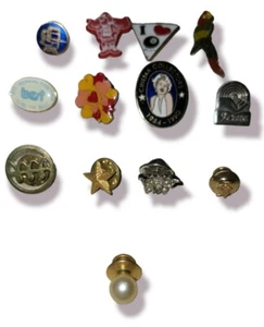 Lot Of 13 Vintage Pins Lapel Hat Pins - Picture 1 of 5