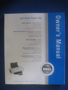 DELL PHOTO PRINTER 720 OWNERS MANUAL - Picture 1 of 5