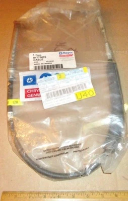 Nuevo de Lote Antiguo Mopar 4779076 Cable de Freno de Estacionamiento 1998 99 2000 2001 Chrysler 300M, LHS Intrepid Foto 1 de 2