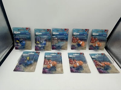 Disney PIXAR Buscando a Nemo, personaje de Marlin Dory y Bruce, lote adorno de pastel Foto 1 de 4