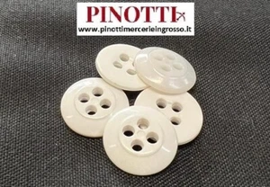 BOTTONI PANTALONE BIANCO CONF DA 20 PZ - Picture 1 of 1