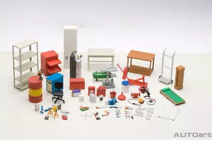 Garage Kit Set for 1/18 Scale Models by Autoart - Picture 1 of 4