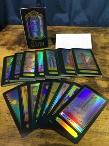 Baraja de Tarot Holográfica A.E Waite, 78 cartas, Cartas de Tarot Principiante Vendedor de EE. UU. - Imagen 1 de 3