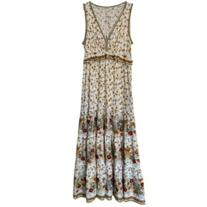 Max Studio London Kleid Damen Größe S Maxi Lagenlook Ärmellos Boho 168 $ Neu mit Etikett - Bild 1 von 15