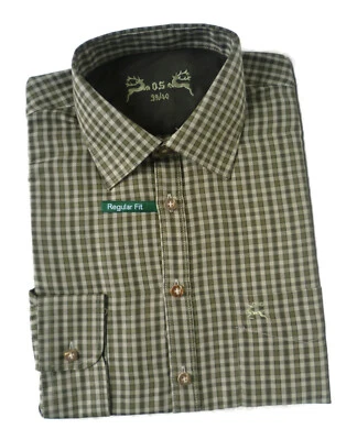 OS Trachten, Trachtenhemd, Jagdhemd, Langarmhemd, Freizeithemd, 39/40 - 49/50 - Bild 1 von 2