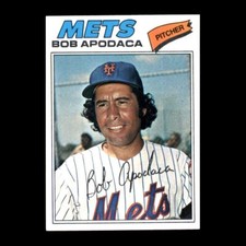 Bob Apodaca 1977 Topps New York Mets #225 Set Break NICE! 2