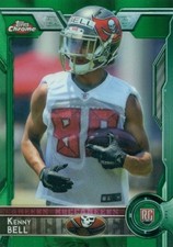 2015 TOPPS CHROME GREEN REFRACTOR #129 KENNY BELL RC