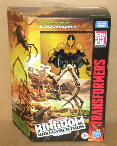 BLACKARACHNIA Transformers War for Cybertron Kingdom Deluxe Class 2021 WFC Cover
