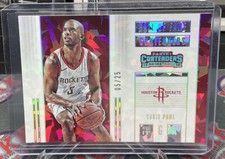 2017-18 Panini Contenders Chris Paul Hall Of Fame Contenders Cracked Ice /25 
