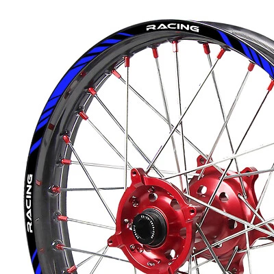 Pegatinas de llanta MX azules 21"" 18"" P02B para TM Racing 530EN EN530F 07-2021 Foto 1 de 4