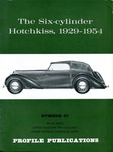 The Six-cylinder Hotchkiss 1929-1954 - Profile Publications no.47 - Picture 1 of 1