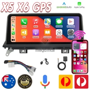 10.25'' Android Auto CarPlay Car TouchScreen For BMW X5 E70 X6 E71 CCC 2007-2010 - Picture 1 of 12