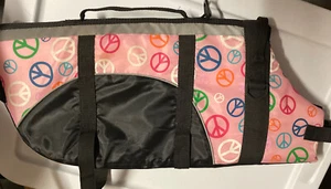 Bright Pet Preserver by Guardian Gear Medium 16”  Peace Symbols - Picture 1 of 3