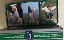 PGA-TOUR PRO SET - 285 CARD PHOTO AND STAT CARDS ⛳️ Golf Cards Opened Box