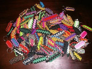Paracord / Survival King Cobra Schlüsselanhänger 5 Stück - Bild 1 von 9
