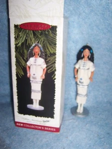 1996 Hallmark Keepsake Ornament- #1 DOTW Native American Barbie - Picture 1 of 4