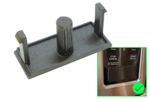 Pulsante di espulsione apertura porta di ricambio per microonde KitchenAid - Foto 1 di 9